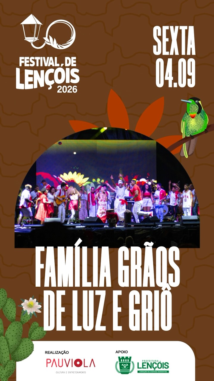 Arte da Família Grãos de Luz e Griô no Festival
