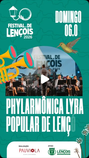 Arte da Phylarmônica Lyra Popular no Festival